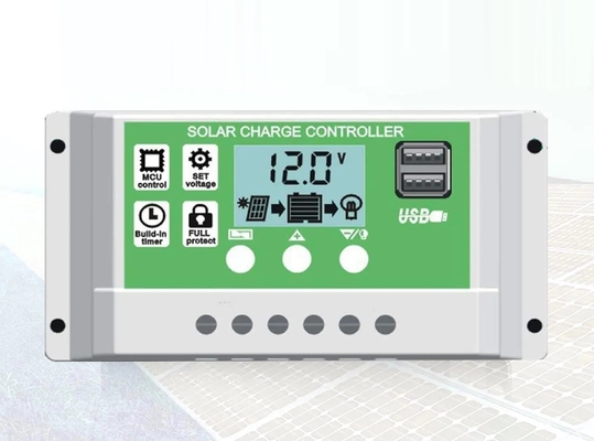 লিথিয়াম ব্যাটারির জন্য 30A PWM সোলার চার্জ কন্ট্রোলার ডিসচার্জ রেগুলেটর 12V 24V 1920W