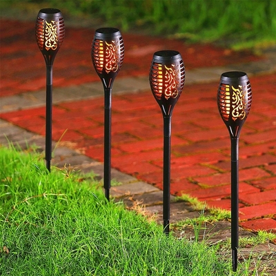 12LED 33LED সৌর শিখা টর্চলাইট আউটডোর ফ্ল্যাশিং ওয়াটারপ্রুফ সোলার LED লাইট