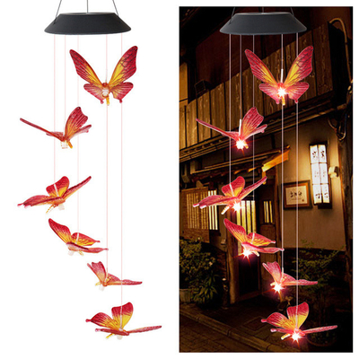 DC6V সোলার LED গার্ডেন লাইট 80lm হামিংবার্ড উইন্ড চাইম