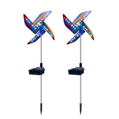 32pcs LED ওয়াটারপ্রুফ গার্ডেন লাইট সৌর চালিত আউটডোর ডেকোরেশন
