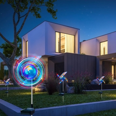 32pcs LED ওয়াটারপ্রুফ গার্ডেন লাইট সৌর চালিত আউটডোর ডেকোরেশন