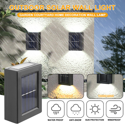 WINXU IP65 ওয়াটারপ্রুফ সোলার LED লাইট আউটডোর ল্যান্ডস্কেপ ব্যালকনি ডেকোরেটিভ ওয়াল লাইট