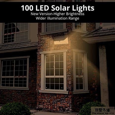 240V মোশন সেন্সর সৌর চালিত LED ওয়াল লাইট বেতার বাইরে নিরাপত্তা ওয়াল লাইট