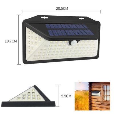 240V মোশন সেন্সর সৌর চালিত LED ওয়াল লাইট বেতার বাইরে নিরাপত্তা ওয়াল লাইট
