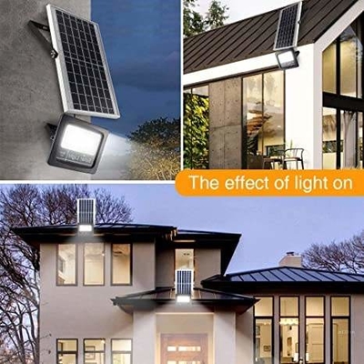 রিমোট কন্ট্রোল সহ আউটডোর LED 40w সোলার ফ্লাড লাইট গ্যারেজ চ্যানেল সোলার স্ট্রিট লাইট