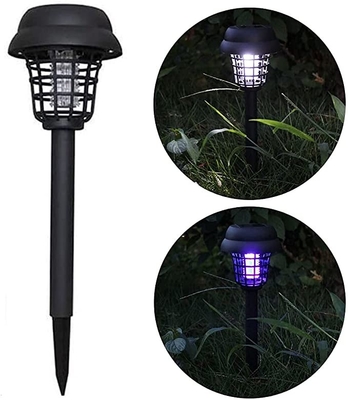 পোর্টেবল আউটডোর সোলার মশা কিলার ল্যাম্প 3.7v RoHS 20000h জীবনকাল