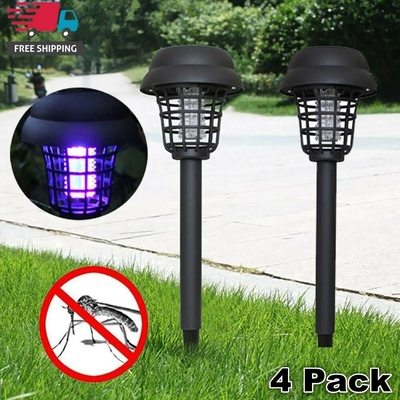 পোর্টেবল আউটডোর সোলার মশা কিলার ল্যাম্প 3.7v RoHS 20000h জীবনকাল