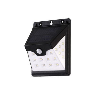 স্মার্ট মোশন সেন্সর সোলার চালিত LED ওয়াল লাইট 22 LED ABS 3.7V