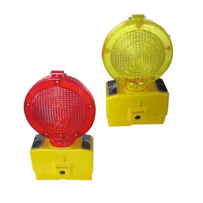 LED ফ্ল্যাশিং সৌর ট্র্যাফিক সতর্কতা আলো / সৌর চালিত ট্র্যাফিক শঙ্কু লাইট
