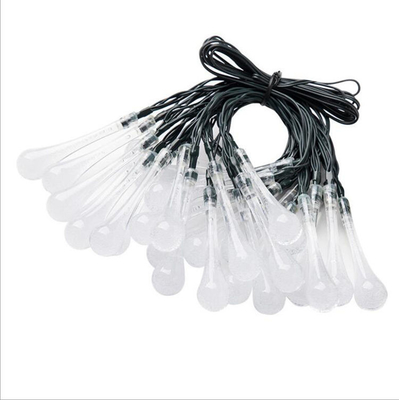 বাগান লন 9M*60LED এর জন্য LED রঙিন জল ড্রপ সোলার ফেইরি লাইট আউটডোর জলরোধী