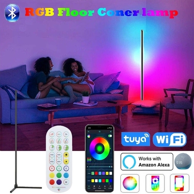 SMD5050 RGB সোলার LED ফ্লাড লাইট ডেকোর ইনডোর স্ট্যান্ডিং ল্যাম্প