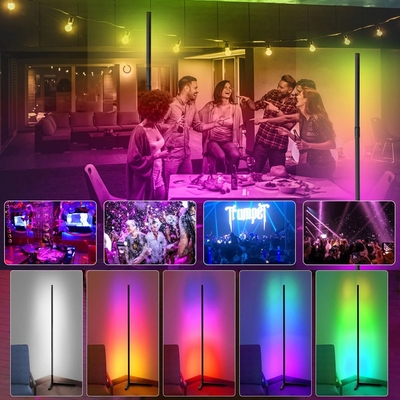 SMD5050 RGB সোলার LED ফ্লাড লাইট ডেকোর ইনডোর স্ট্যান্ডিং ল্যাম্প