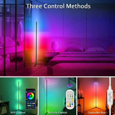 SMD5050 RGB সোলার LED ফ্লাড লাইট ডেকোর ইনডোর স্ট্যান্ডিং ল্যাম্প