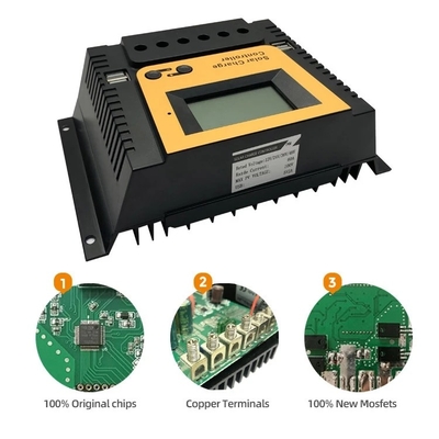 PWM সোলার চার্জ প্যানেল কন্ট্রোল রেগুলেটর 10A 20A 30A 40A 12V 24V 36V 48V