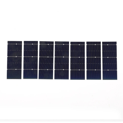 ফটোভোলটাইক পোর্টেবলের জন্য 52*19mm 0.5V 0.24W সোলার প্যানেল চার্জার মনোক্রিস্টালাইন সিস্টেম