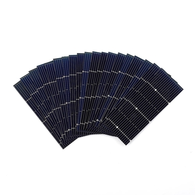 ফটোভোলটাইক পোর্টেবলের জন্য 52*19mm 0.5V 0.24W সোলার প্যানেল চার্জার মনোক্রিস্টালাইন সিস্টেম