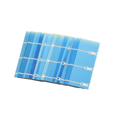 ফটোভোলটাইক পোর্টেবলের জন্য 52*19mm 0.5V 0.24W সোলার প্যানেল চার্জার মনোক্রিস্টালাইন সিস্টেম