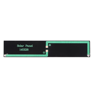 পাওয়ার ব্যাঙ্কের জন্য 0.5W 2.5V 145*28mm আউটডোর পোর্টেবল সোলার প্যানেল চার্জার